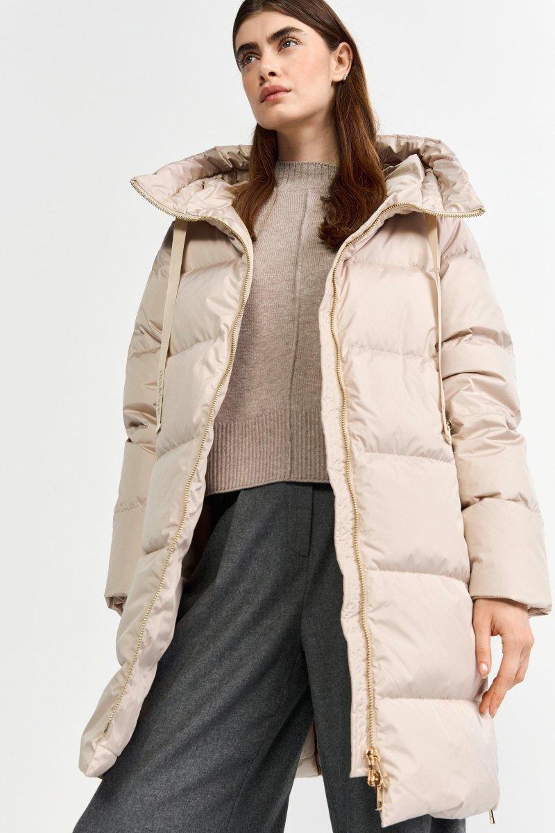 Daunenmantel mit Kapuze-Rich & Royal