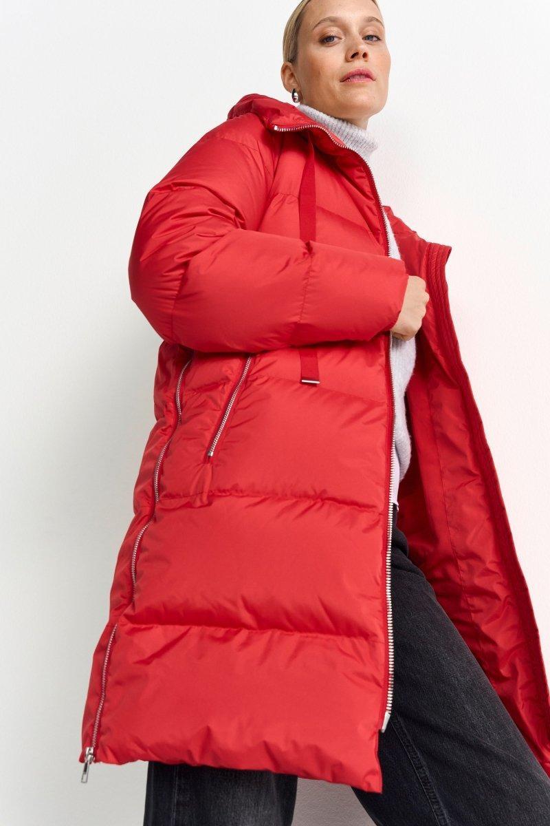 Daunenmantel mit Kapuze-Rich & Royal