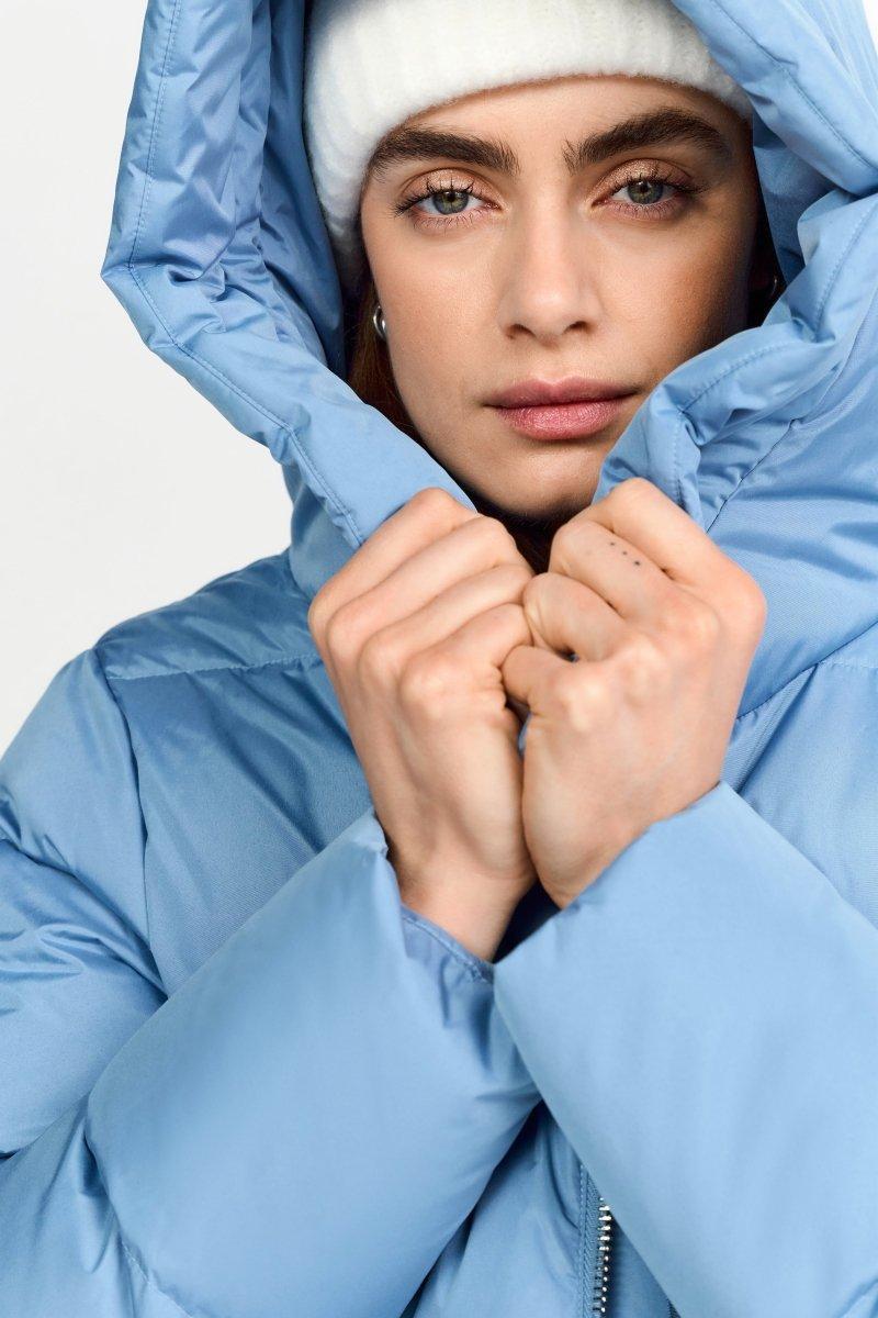 Daunenmantel mit Kapuze-Rich & Royal