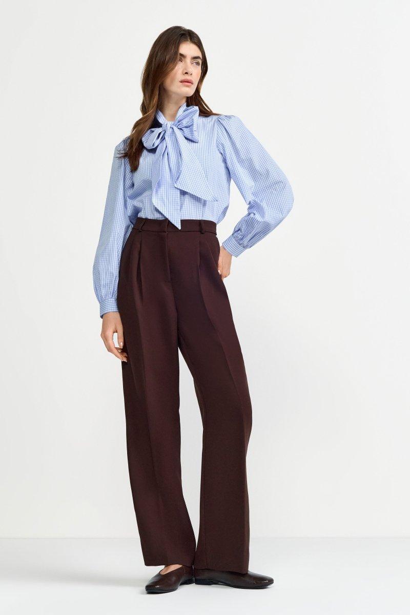 Weite Bundfaltenhose-Rich & Royal