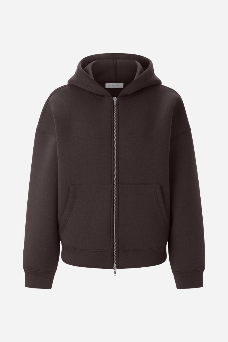 Sweatjacke mit Tunnelzug-Rich & Royal