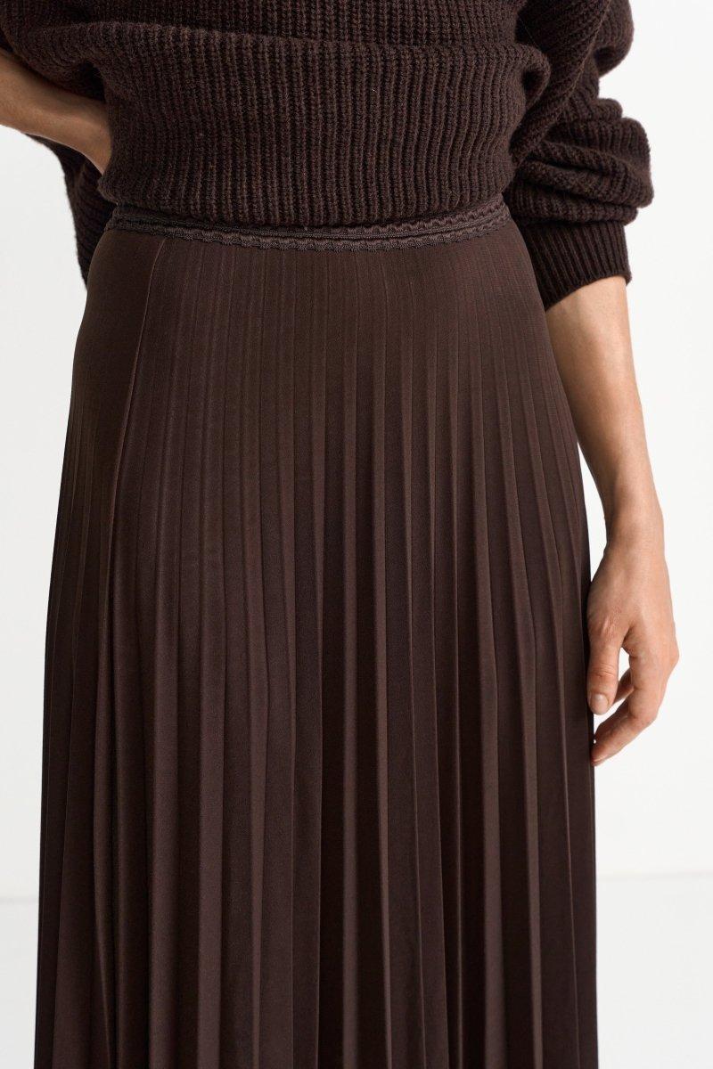 Plisséerock mit elastischem Bund-Rich & Royal