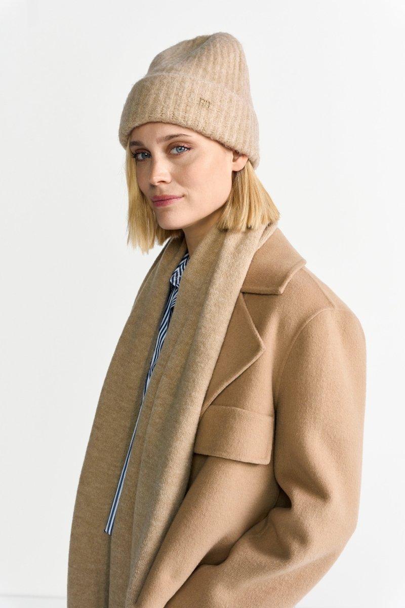 Beanie aus Rippstrick-Rich & Royal