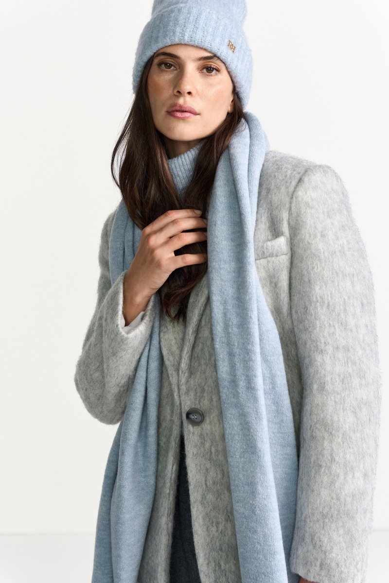 Beanie aus Rippstrick-Rich & Royal