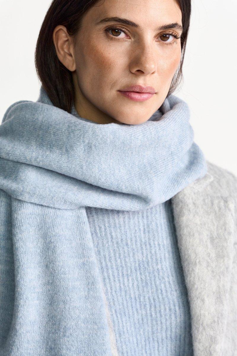 Wollschal mit Fransen-Rich & Royal