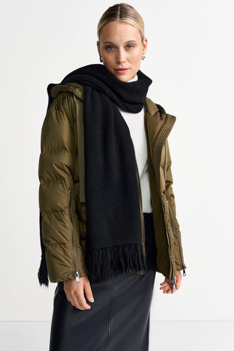 Wollschal mit Fransen-Rich & Royal