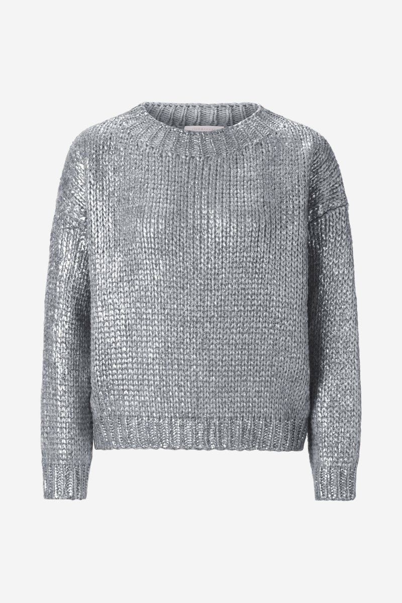 Metallic-Strickpullover-Rich & Royal