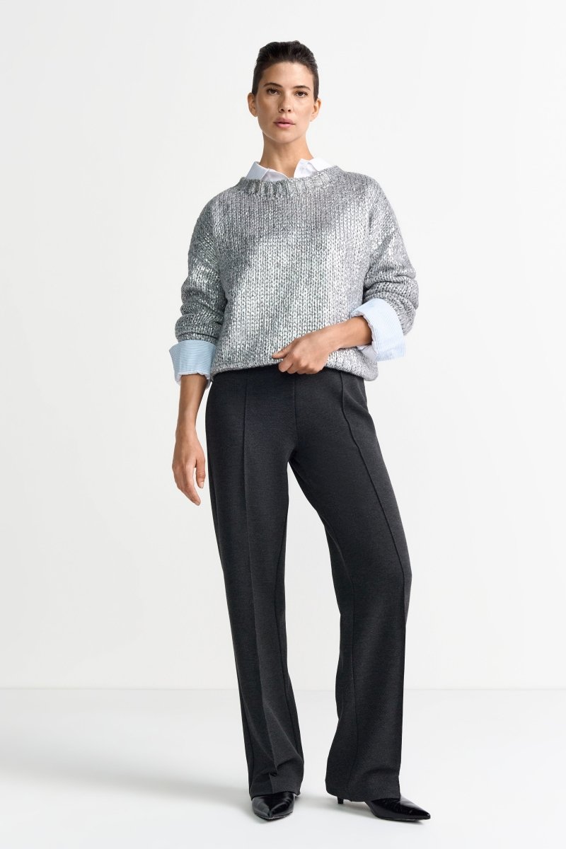 Metallic-Strickpullover-Rich & Royal