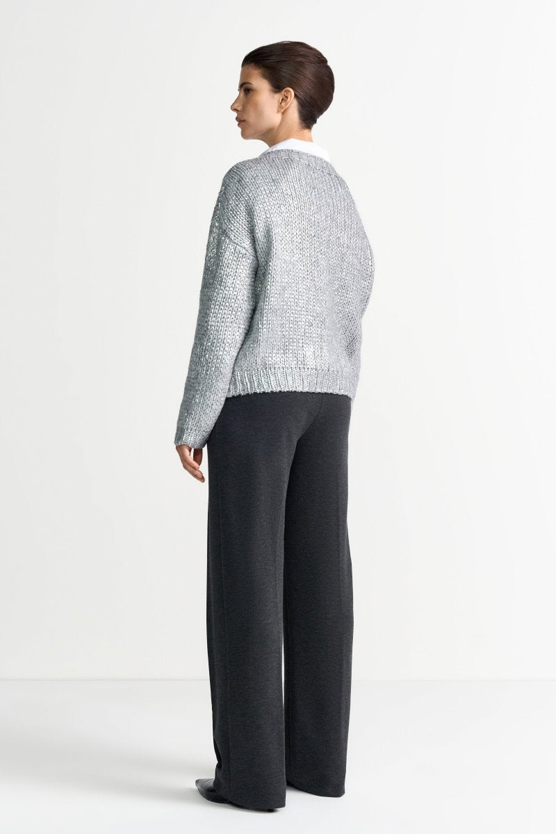 Metallic-Strickpullover-Rich & Royal