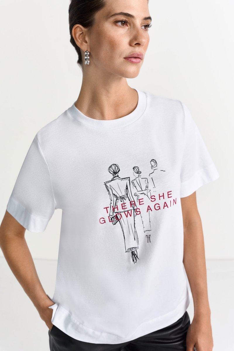 T-Shirt mit Print-Rich & Royal