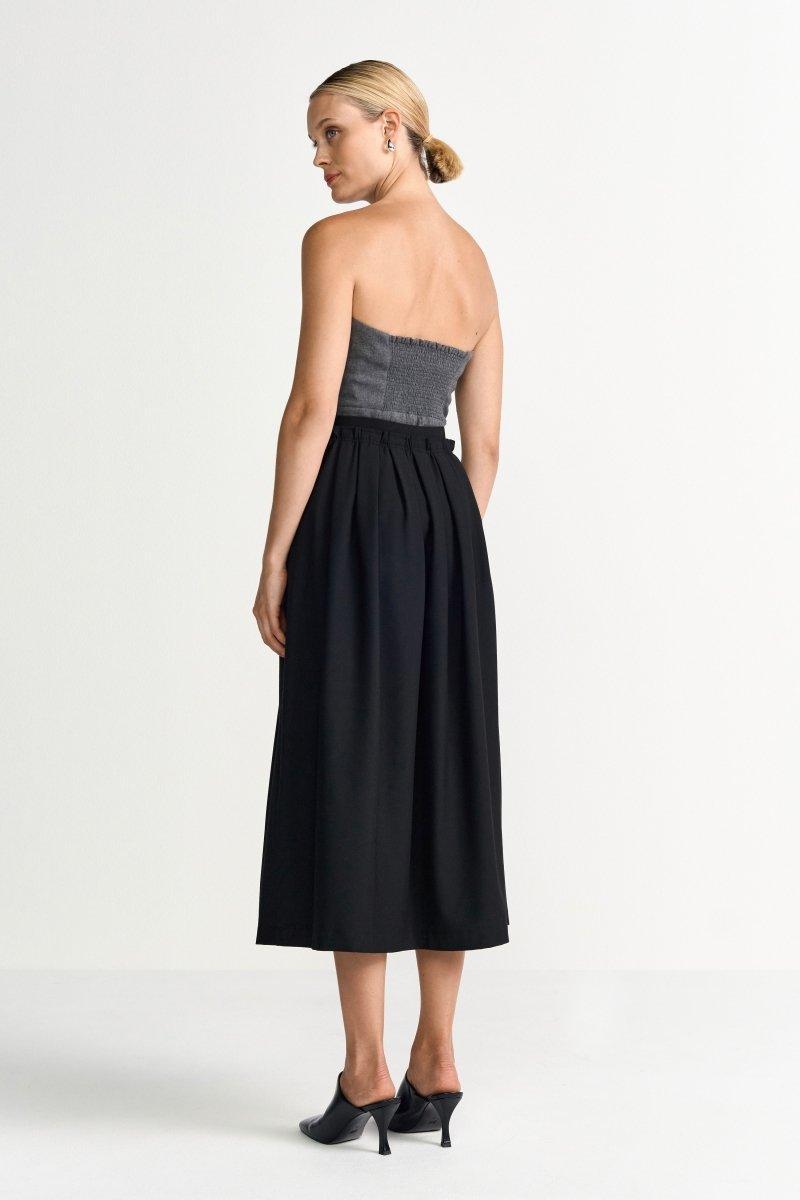 Midirock mit Falten-Rich & Royal