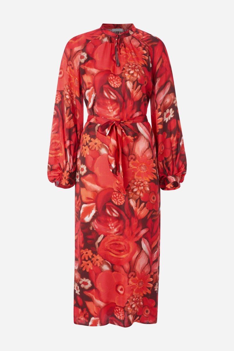 Blusenkleid mit Bindegürtel-Rich & Royal