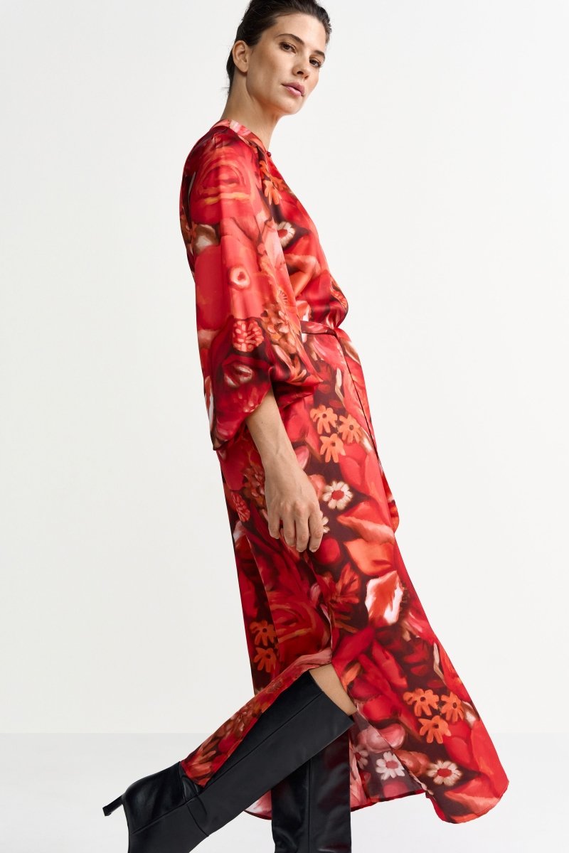 Blusenkleid mit Bindegürtel-Rich & Royal