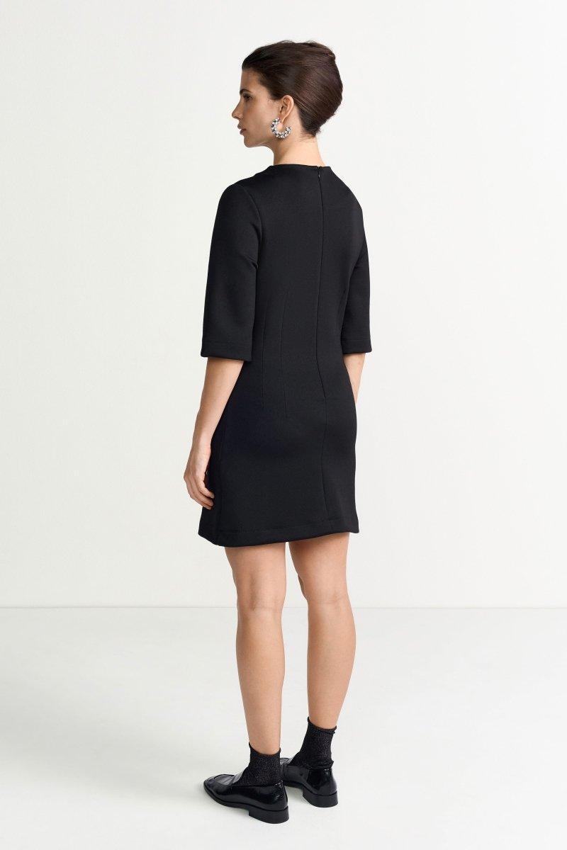 Schwarzes Minikleid-Rich & Royal