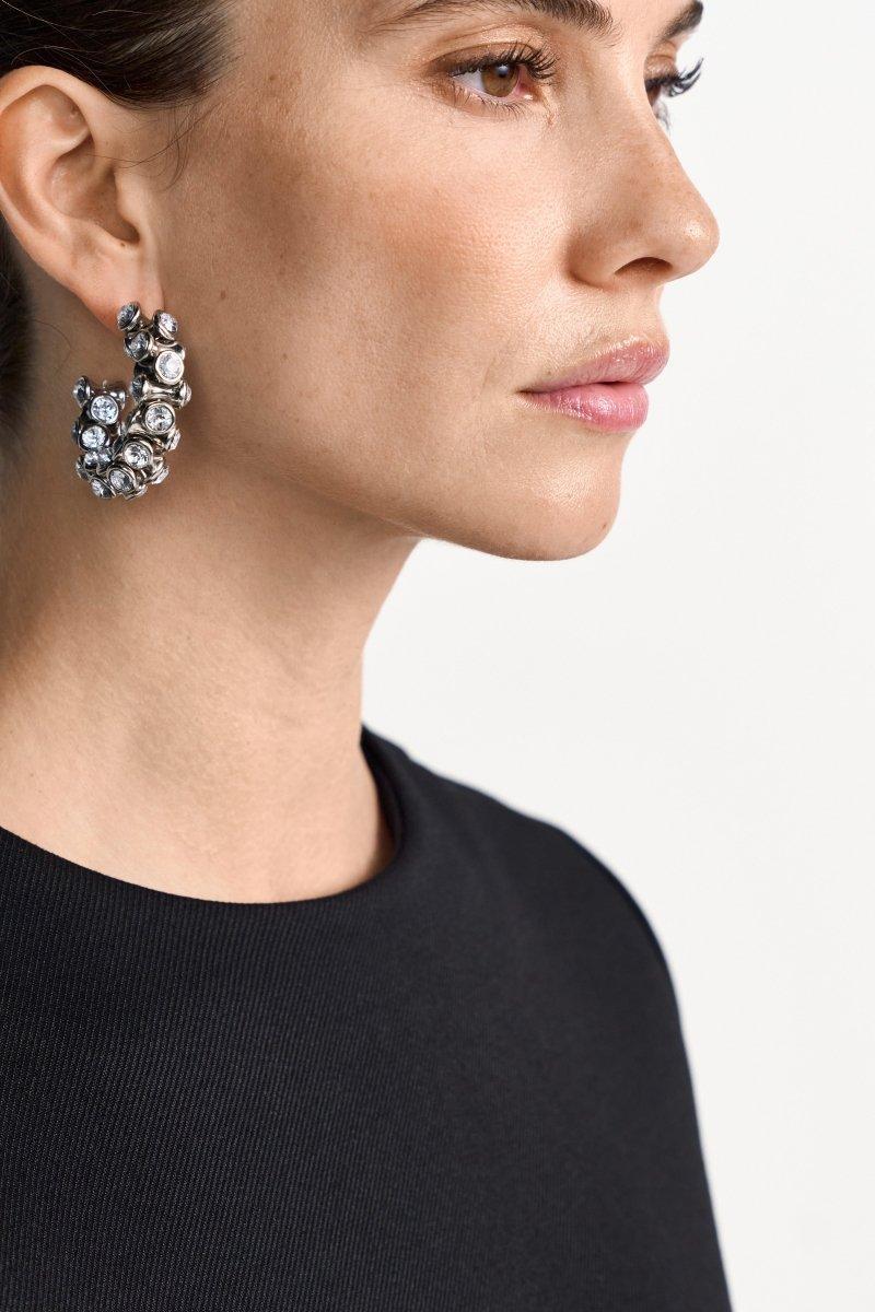 Schwarzes Minikleid-Rich & Royal