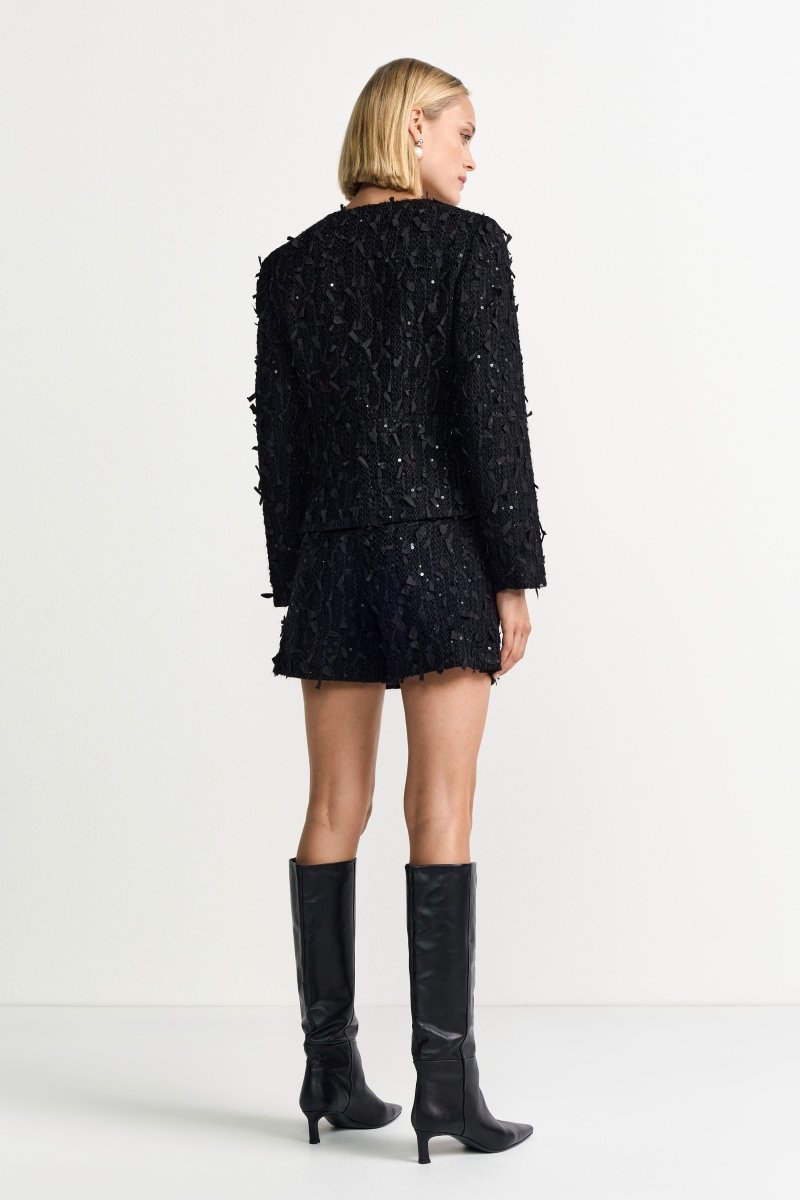 Shorts mit Pailletten-Rich & Royal