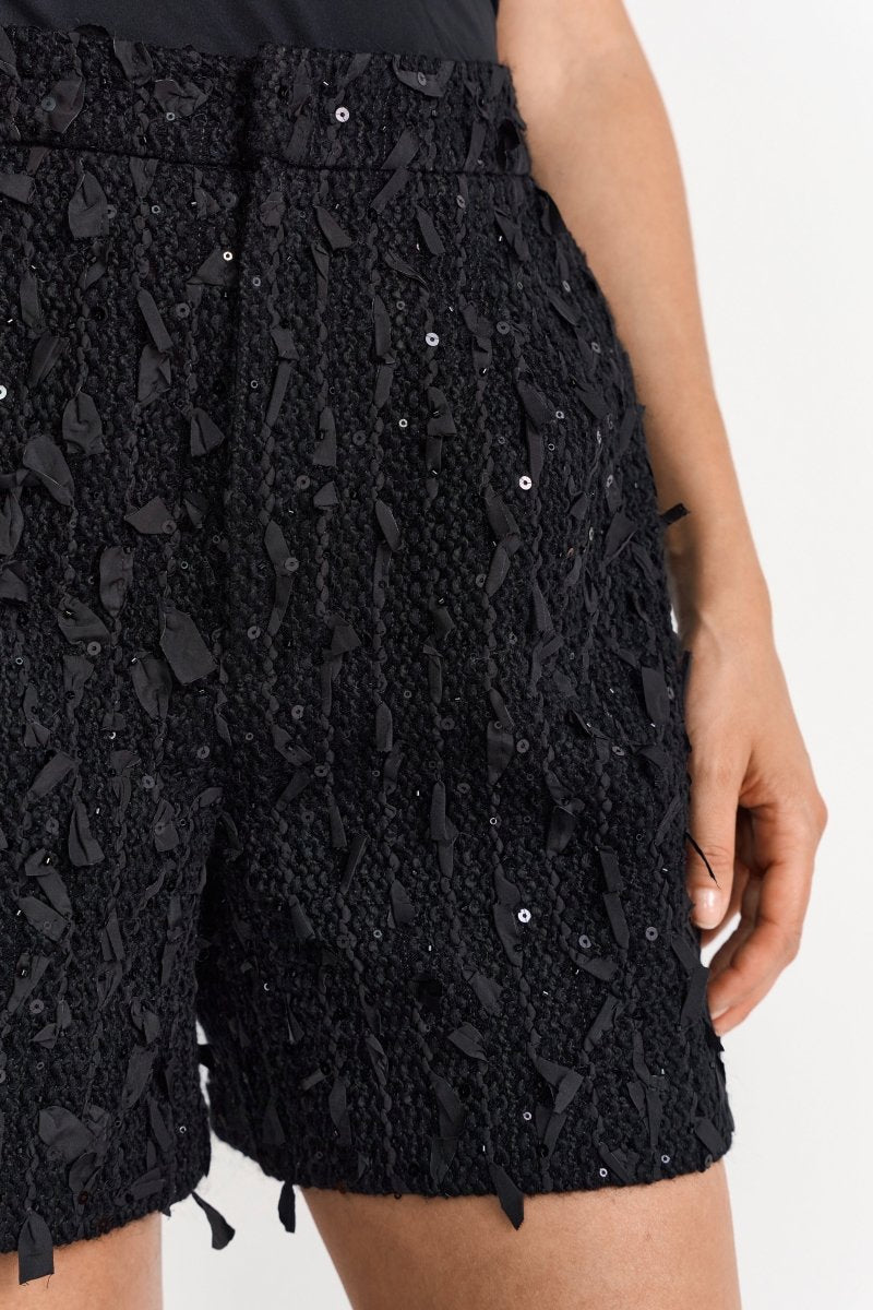 Shorts mit Pailletten-Rich & Royal