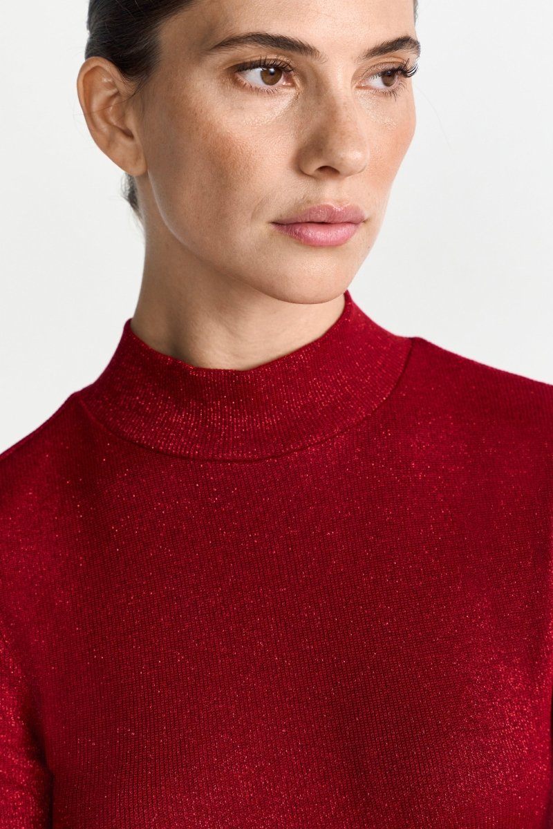 Feinstrickpullover mit Stehkragen-Rich & Royal