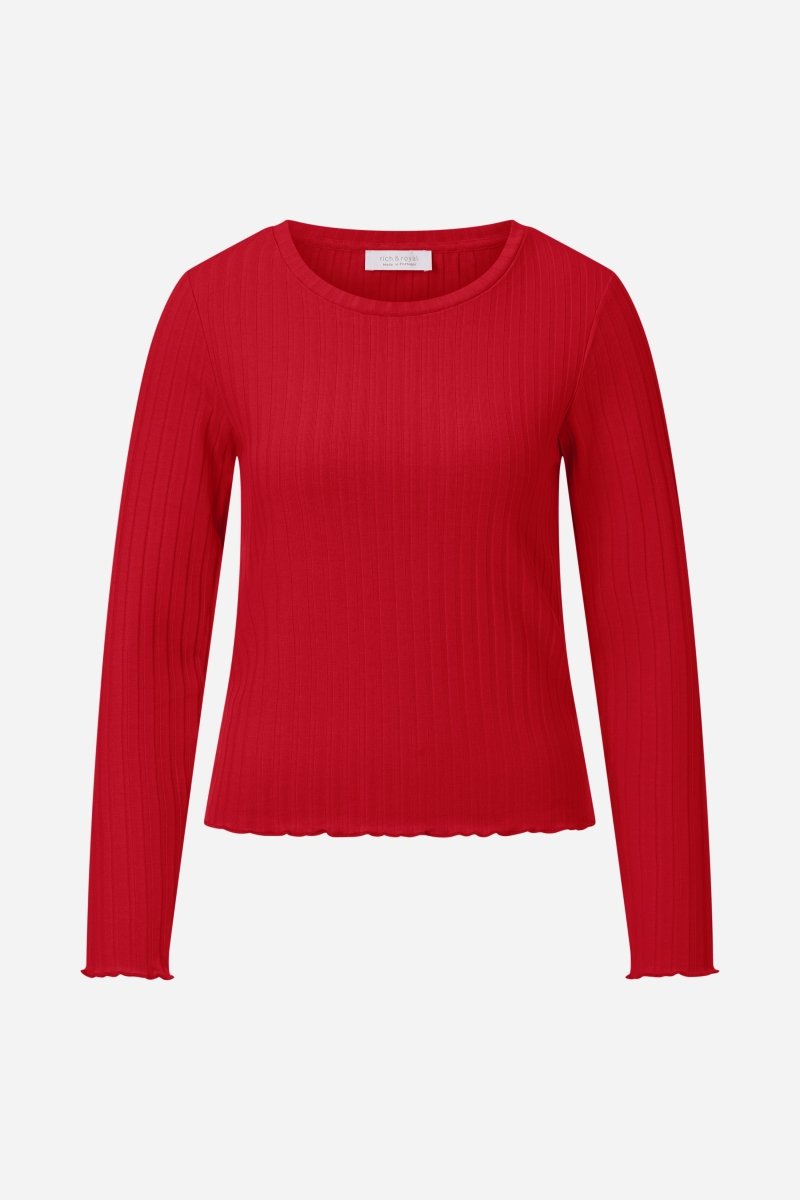 Geripptes Longsleeve-Rich & Royal