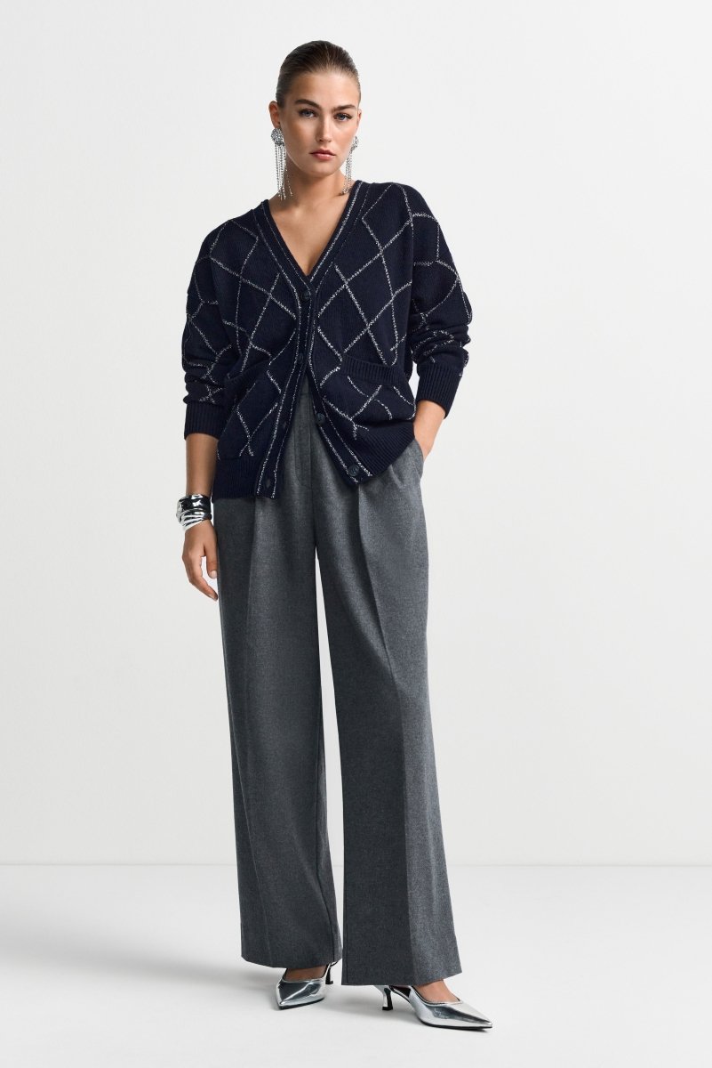 Strickjacke aus Woll-Mix-Rich & Royal