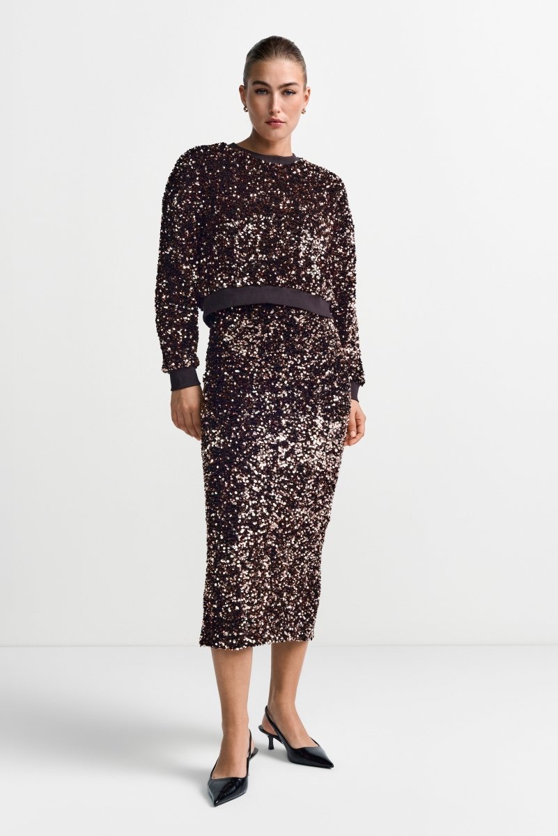 Paillettenpullover-Rich & Royal