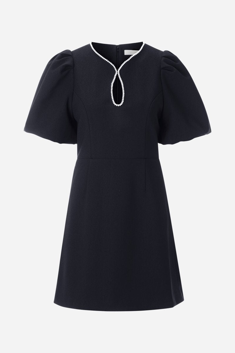 Schwarzes A-Linien-Kleid-Rich & Royal