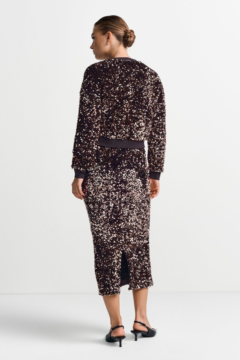 Pailletten-Midirock-Rich & Royal