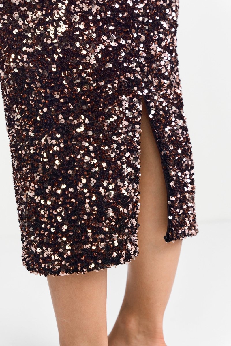 Pailletten-Midirock-Rich & Royal