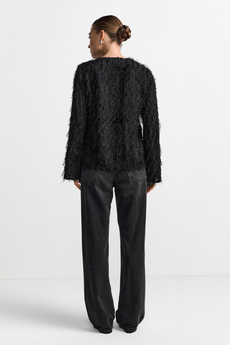 Festliche Bluse mit V-Ausschnitt-Rich & Royal