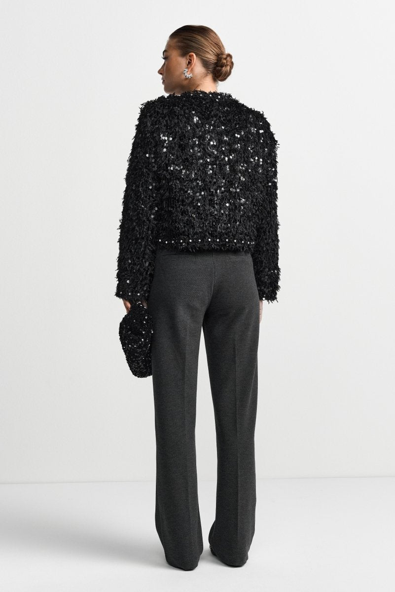 Jacke mit Pailletten-Rich & Royal