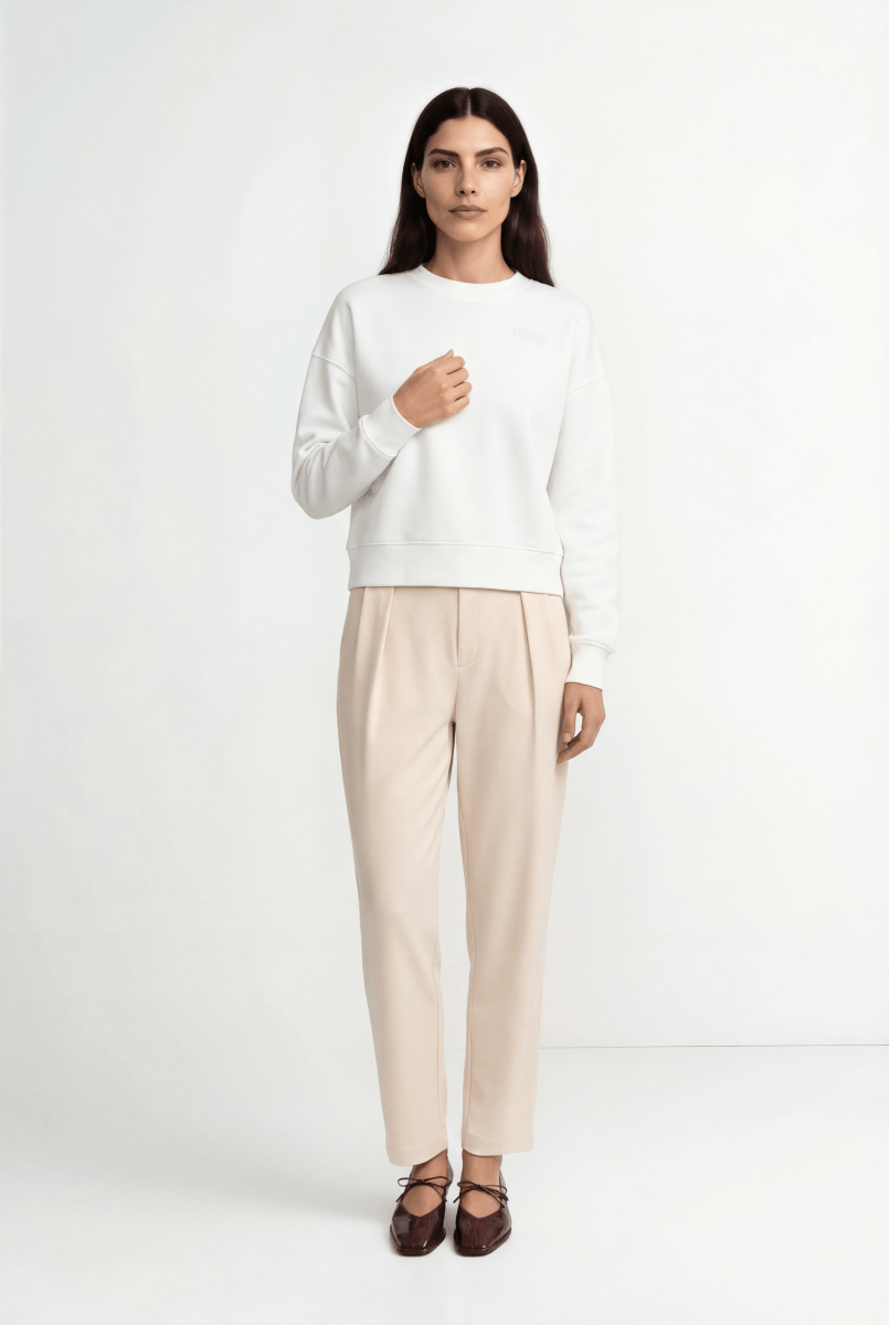 Bundfaltenhose im Barrel-Fit-Rich & Royal