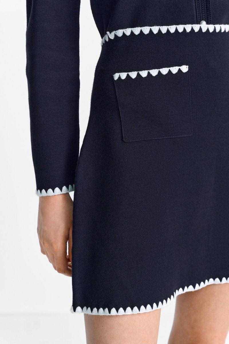 Minirock mit Muschelsaum-Rich & Royal