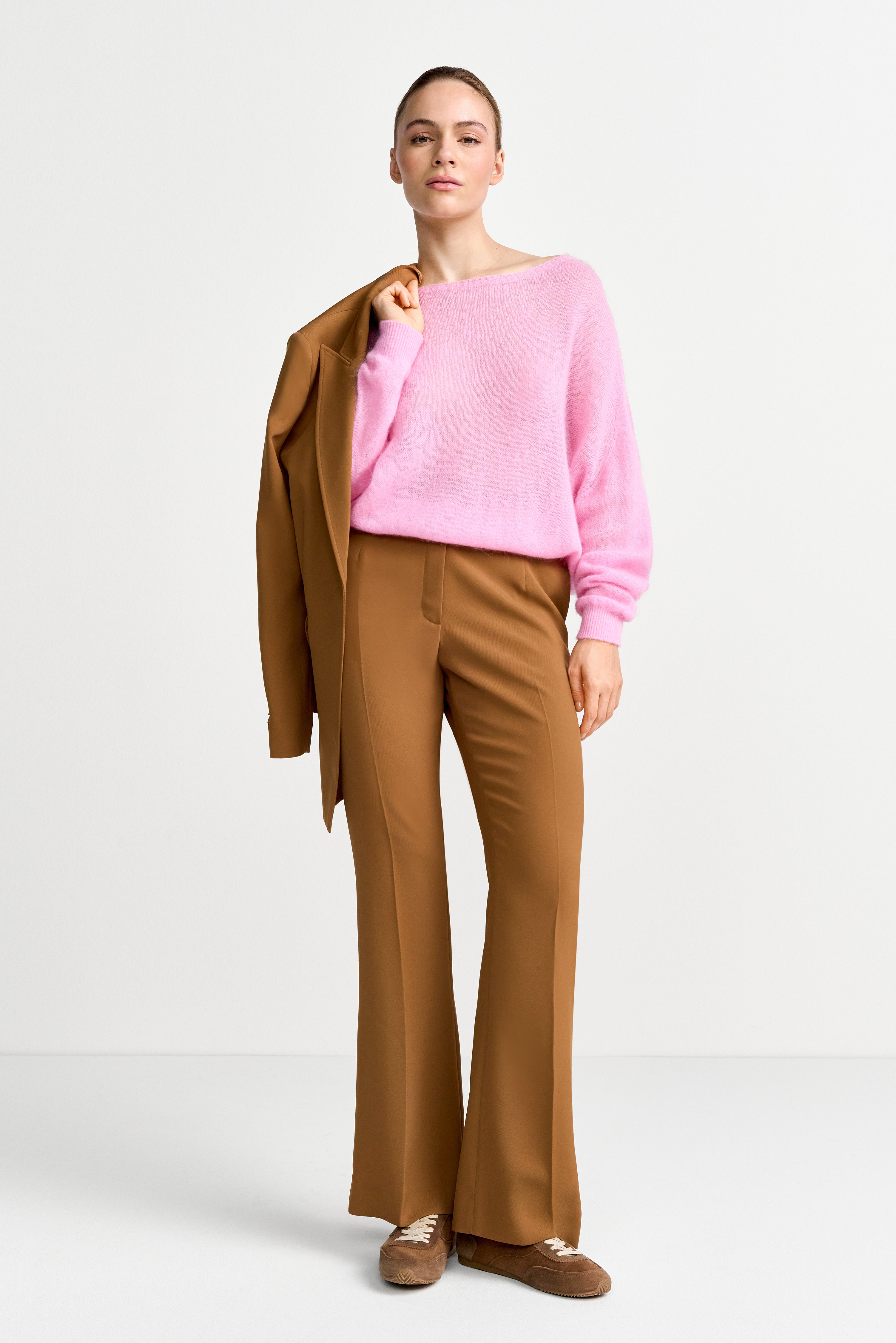 Feinstrickpullover mit Alpaka-Wolle-Rich & Royal