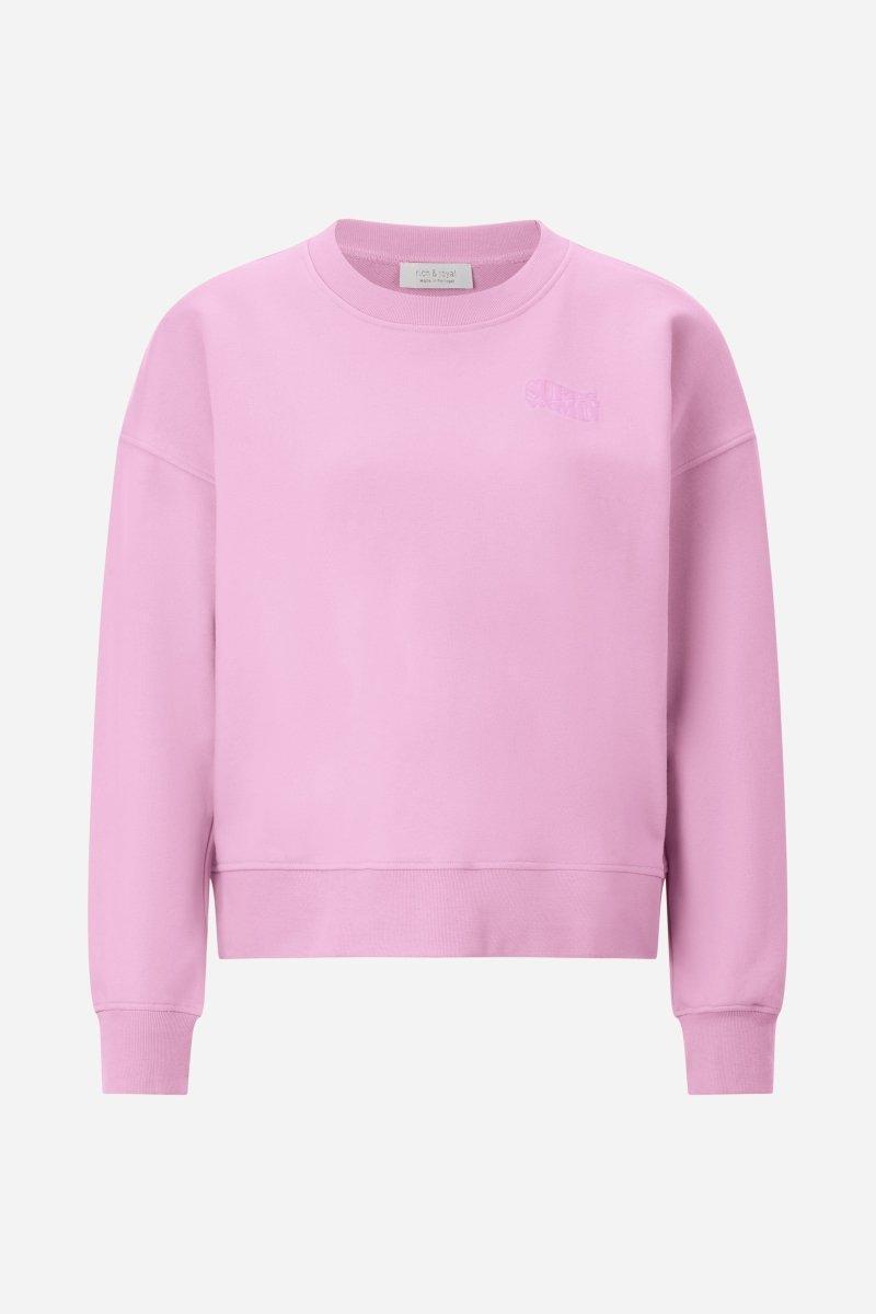 Oversized-Sweater mit Crewneck-Rich & Royal