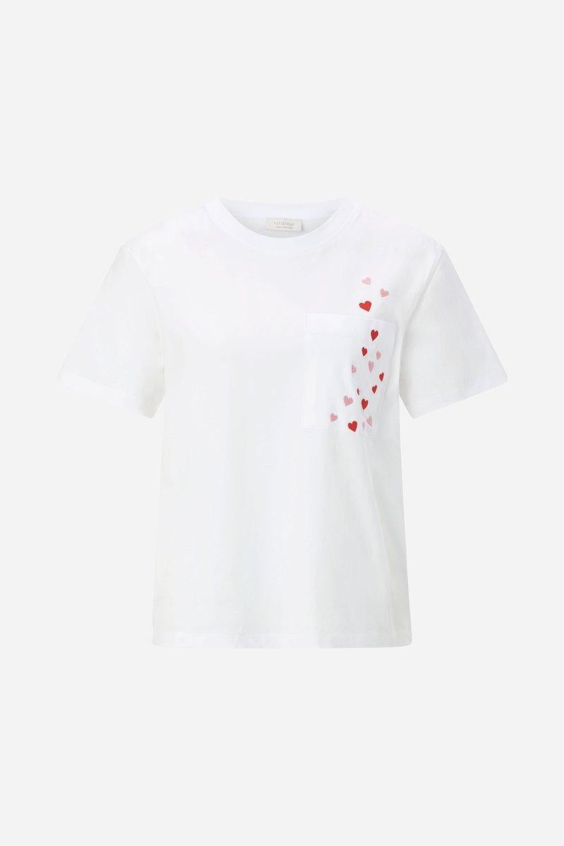 T-Shirt mit Herzprint-Rich & Royal