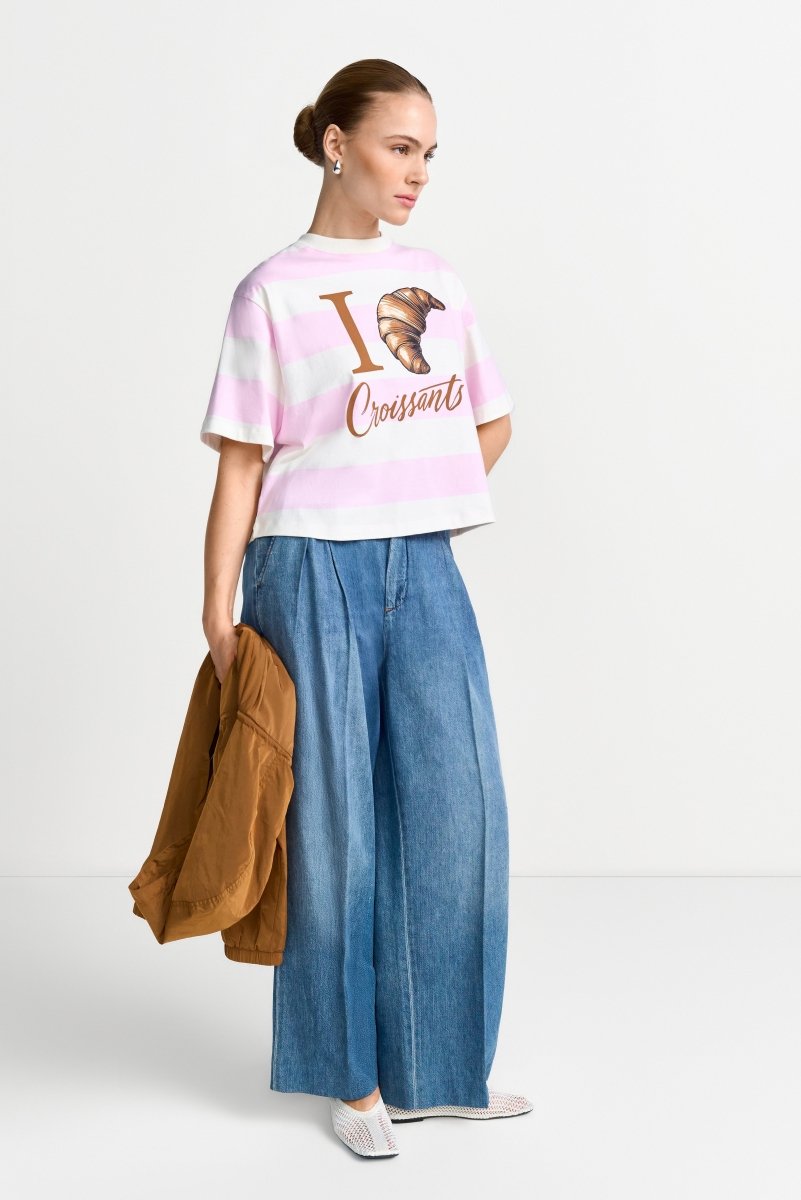 Gestreiftes T-Shirt aus Baumwolle-Rich & Royal