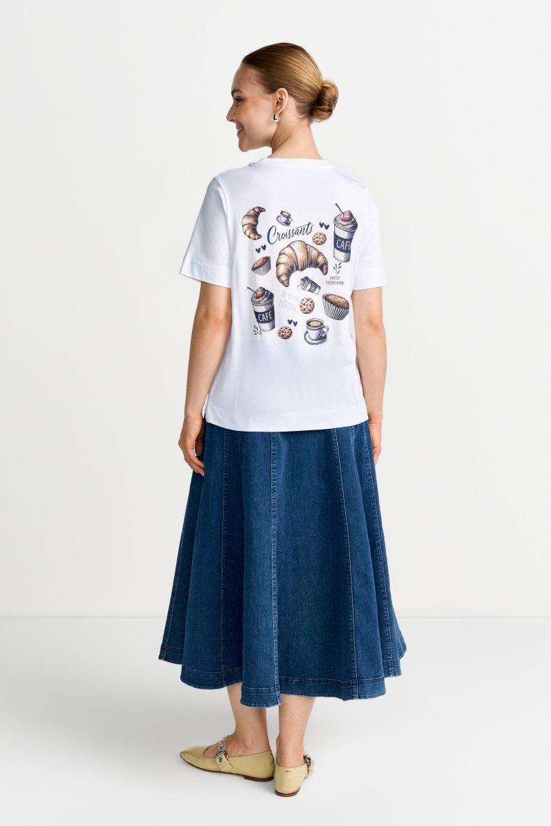 T-Shirt mit Print-Rich & Royal