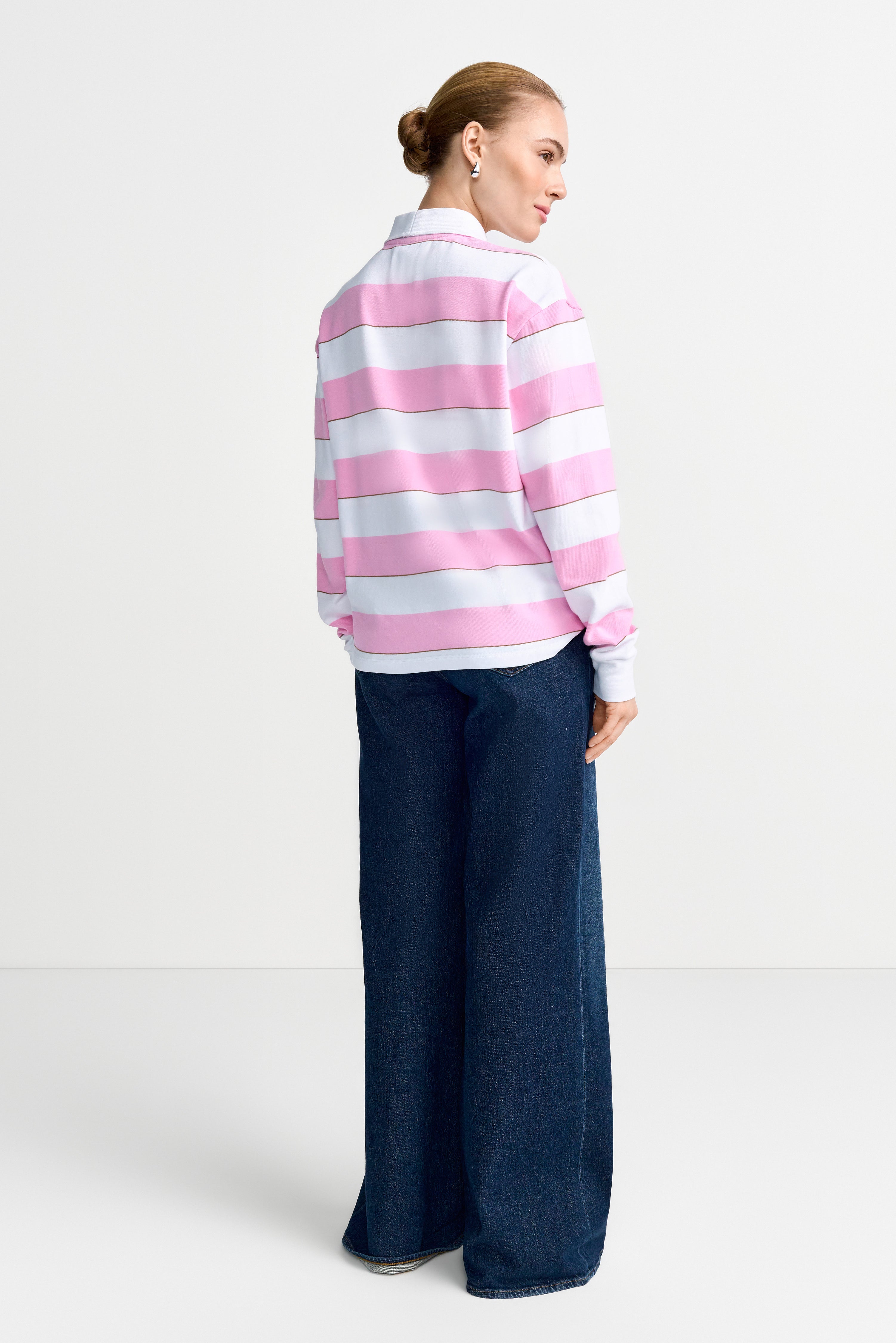 Gestreifter Polo-Sweater-Rich & Royal