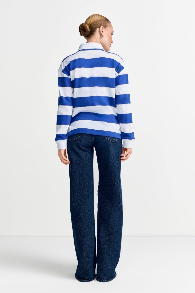 Gestreifter Polo-Sweater-Rich & Royal