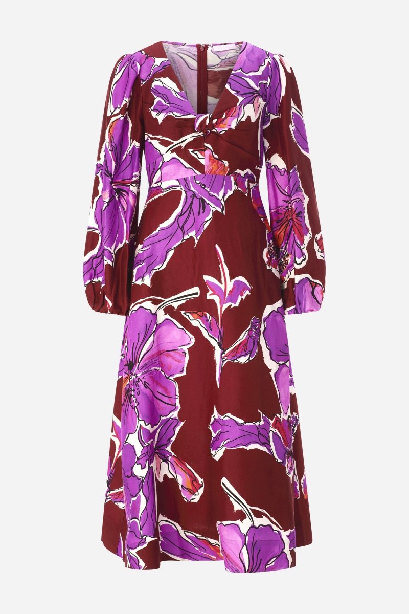 Kleid aus Leinen-Mix-Rich & Royal