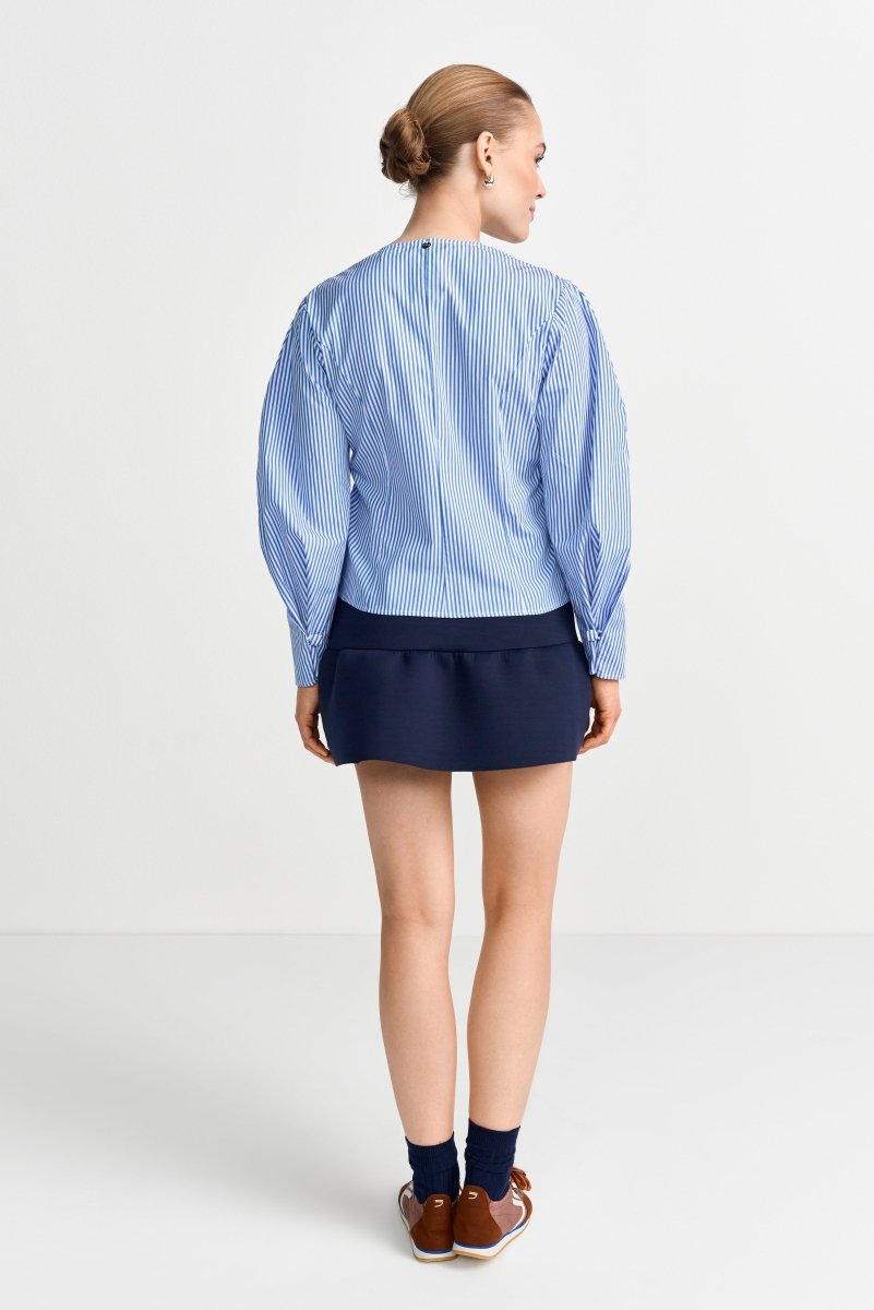 Streifenbluse mit Knöpfen-Rich & Royal