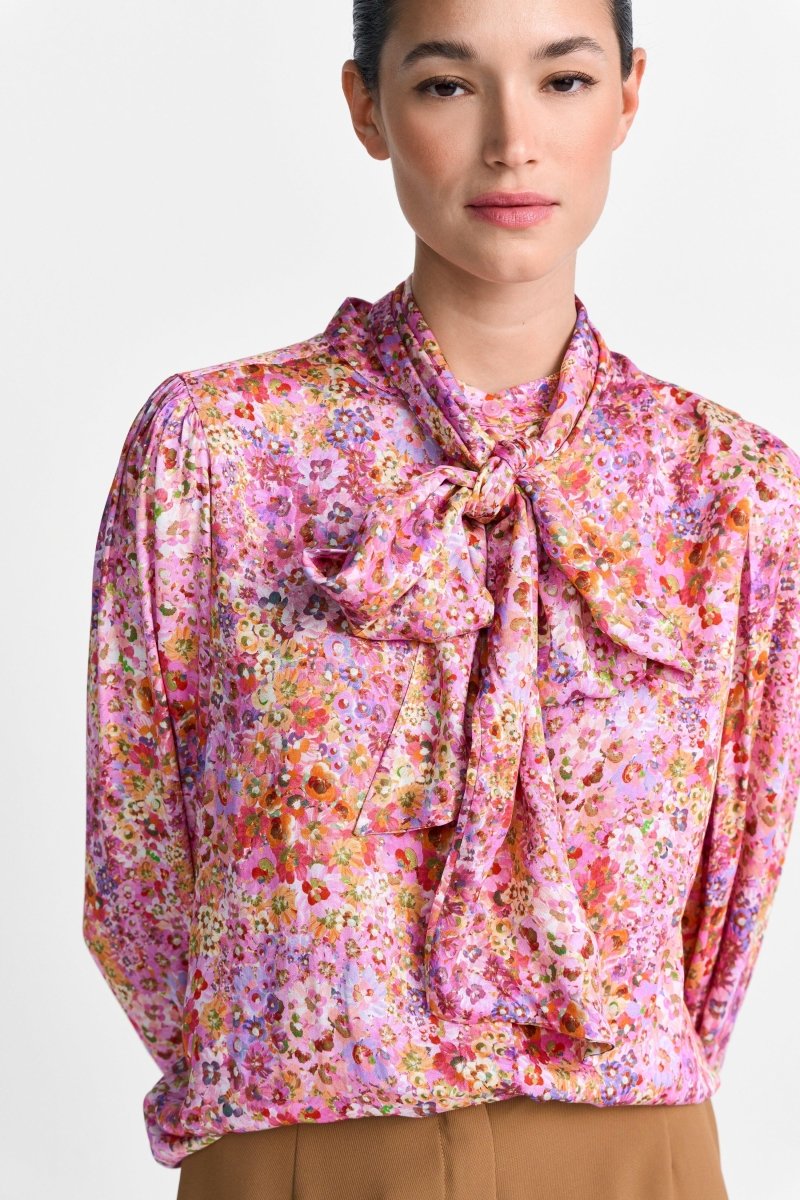 Viskosebluse mit Blumenprint-Rich & Royal
