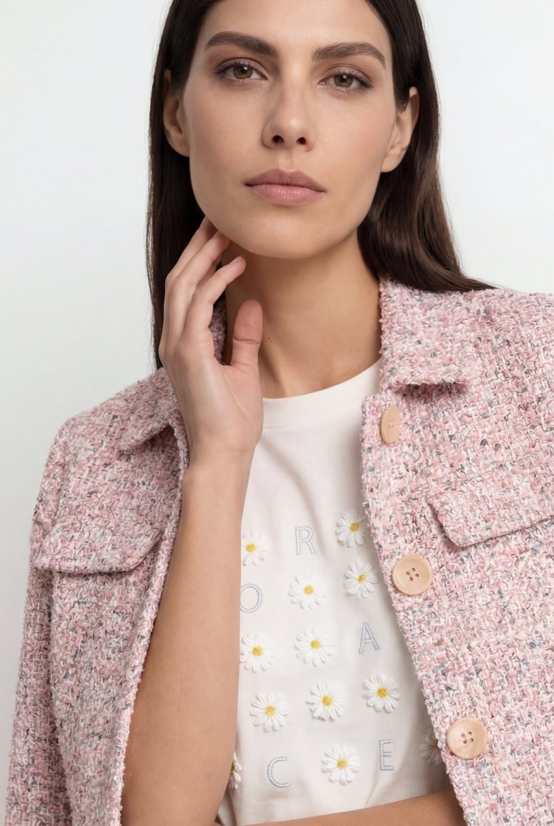 Cropped Bouclé Jacket | Rich & Royal