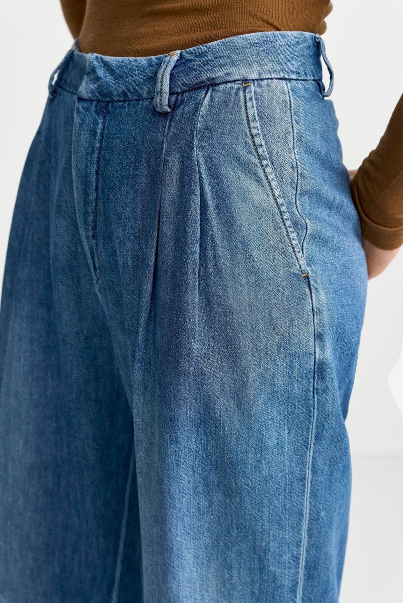 Jeanshose aus Lyocell-Mix-Rich & Royal