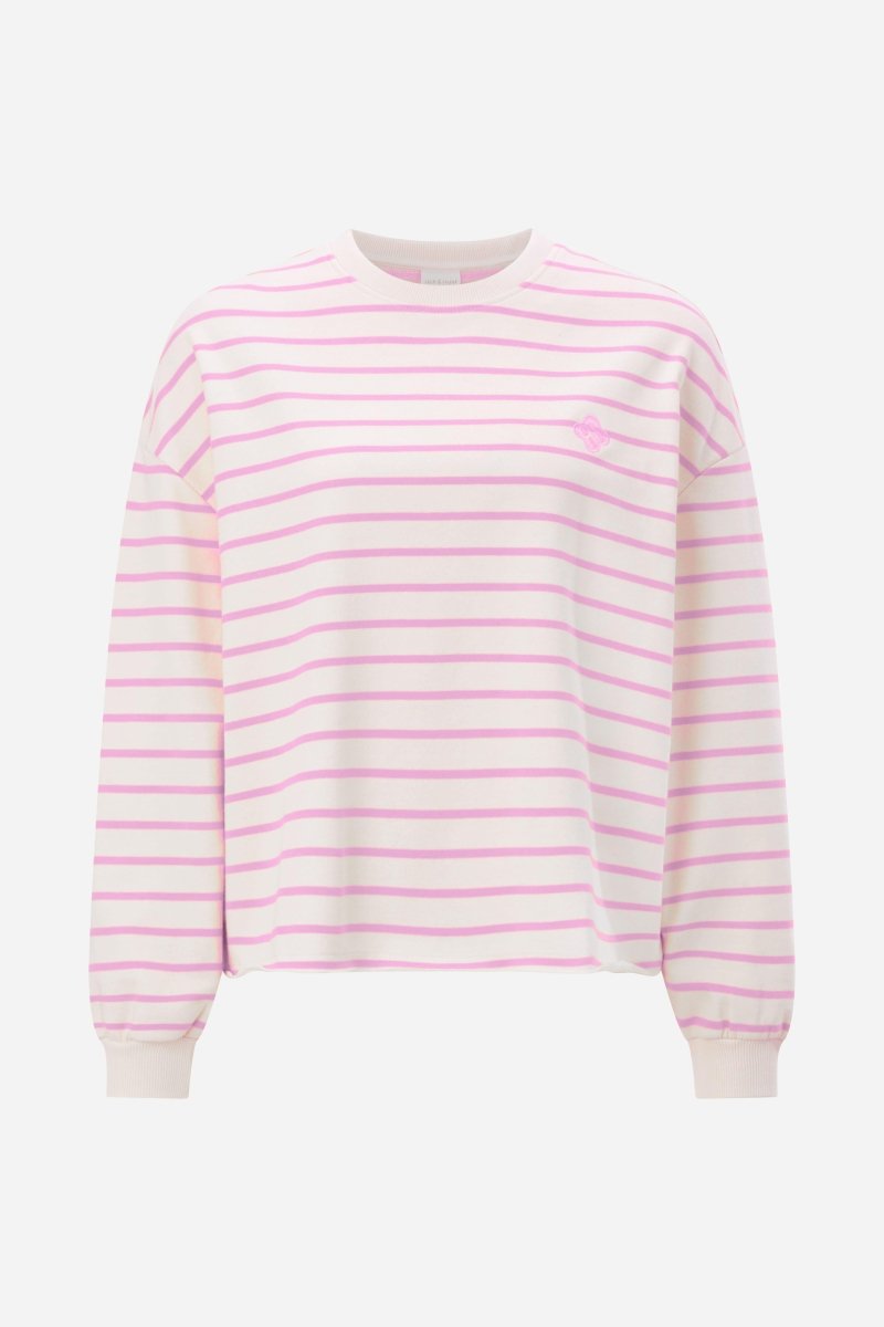 Gestreiftes Oversize-Sweatshirt-Rich & Royal