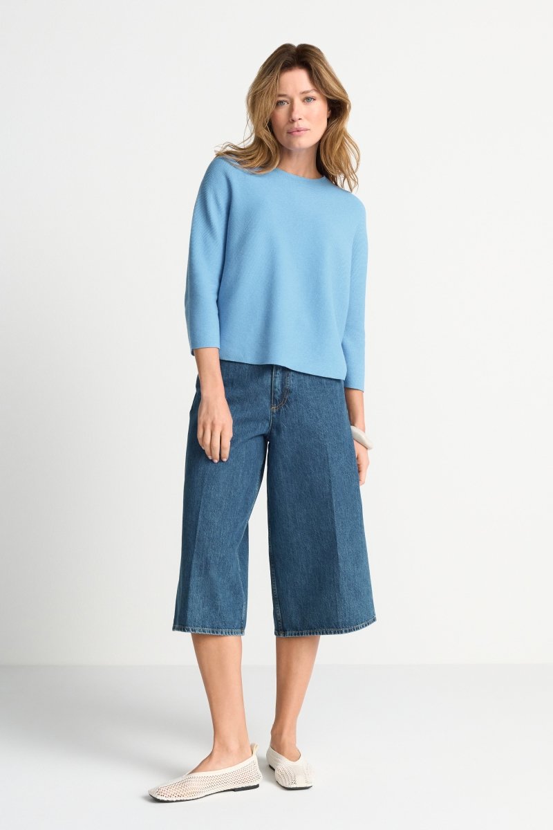 Feinstrickpullover mit Crewneck-Rich & Royal