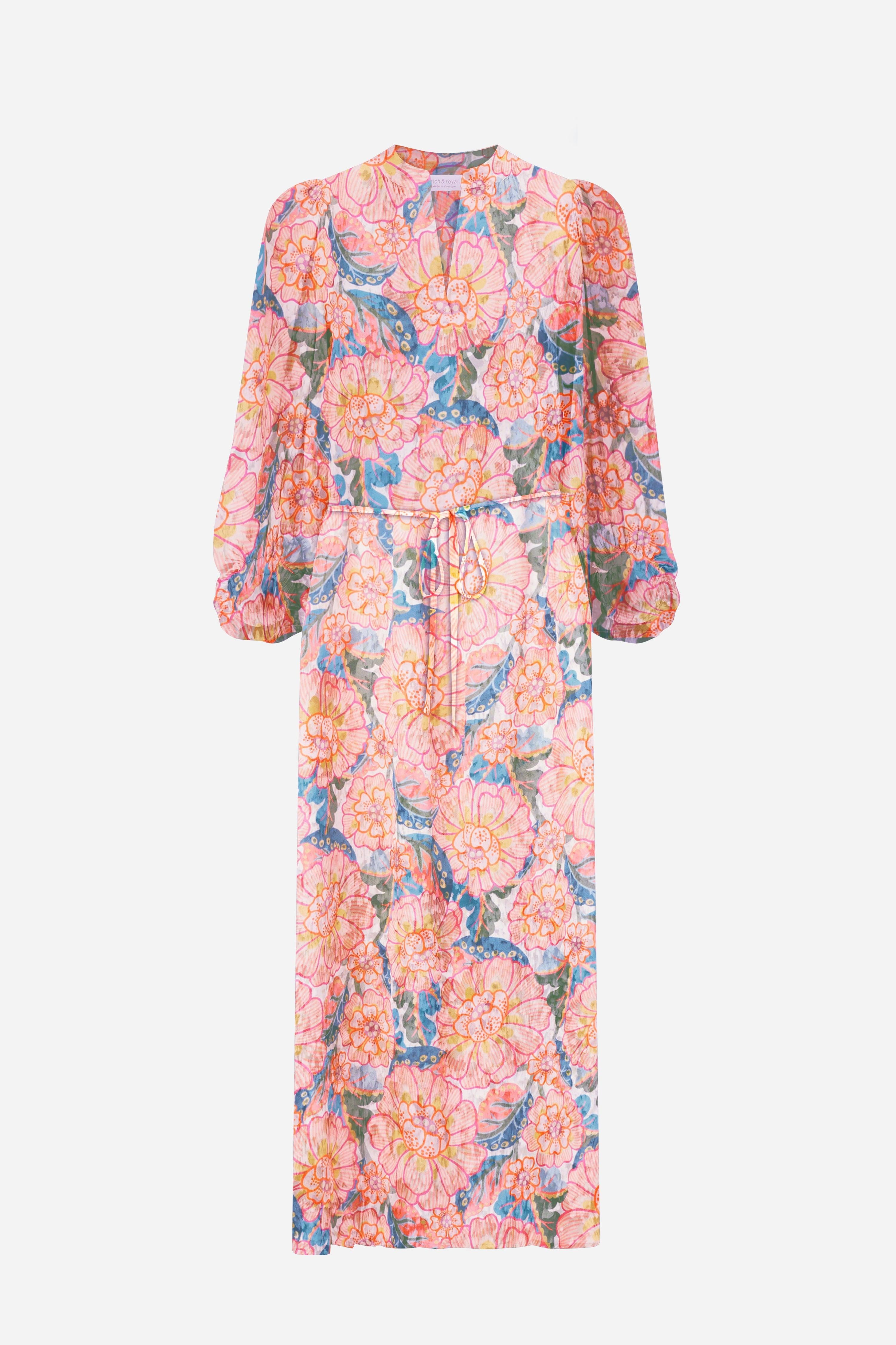 Kleid mit Blumenprint - Made with Liberty Fabric-Rich & Royal