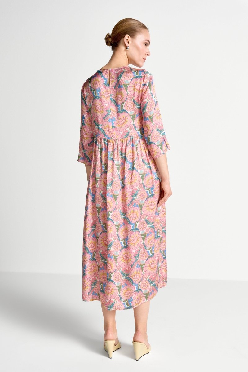 Kleid mit Blumenprint - Made with Liberty Fabric-Rich & Royal