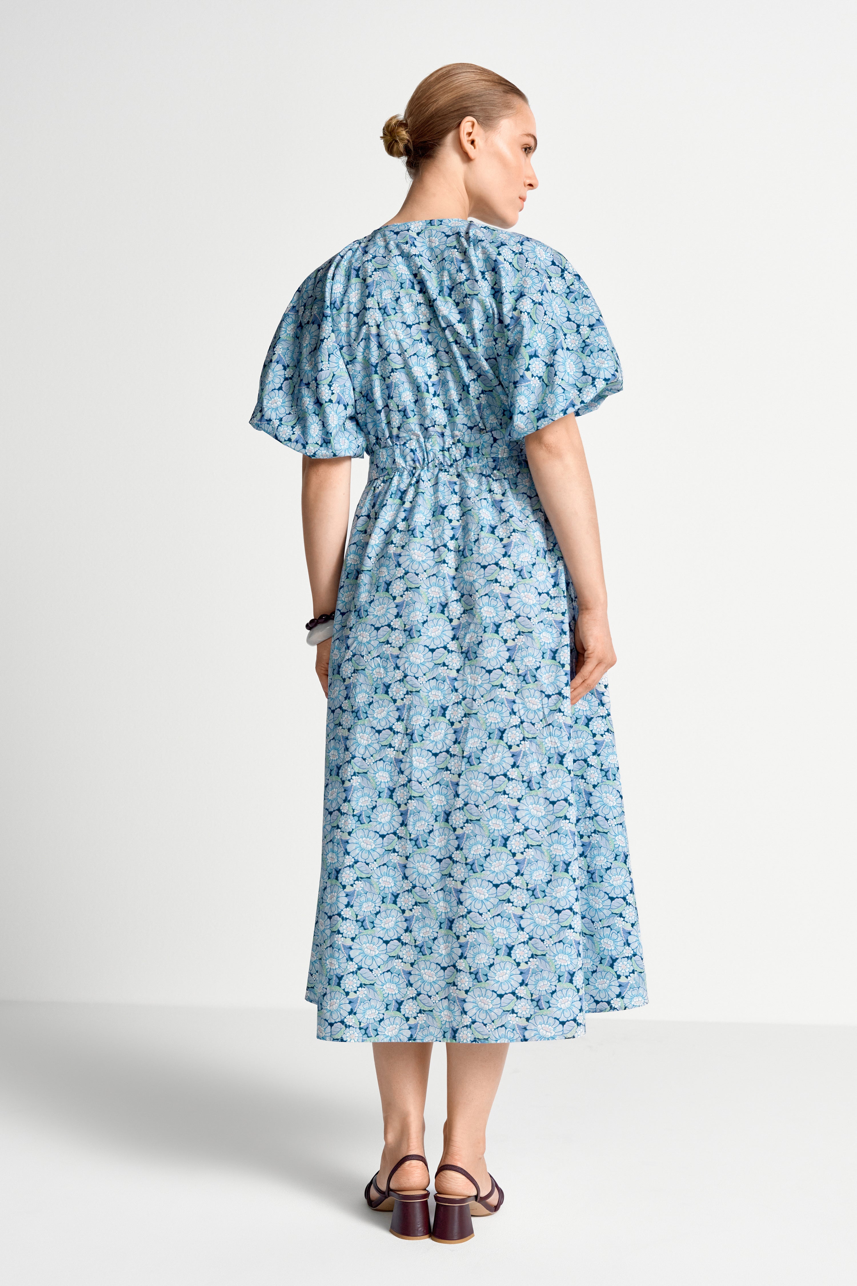 Kleid mit Blumenprint - Made with Liberty Fabric-Rich & Royal