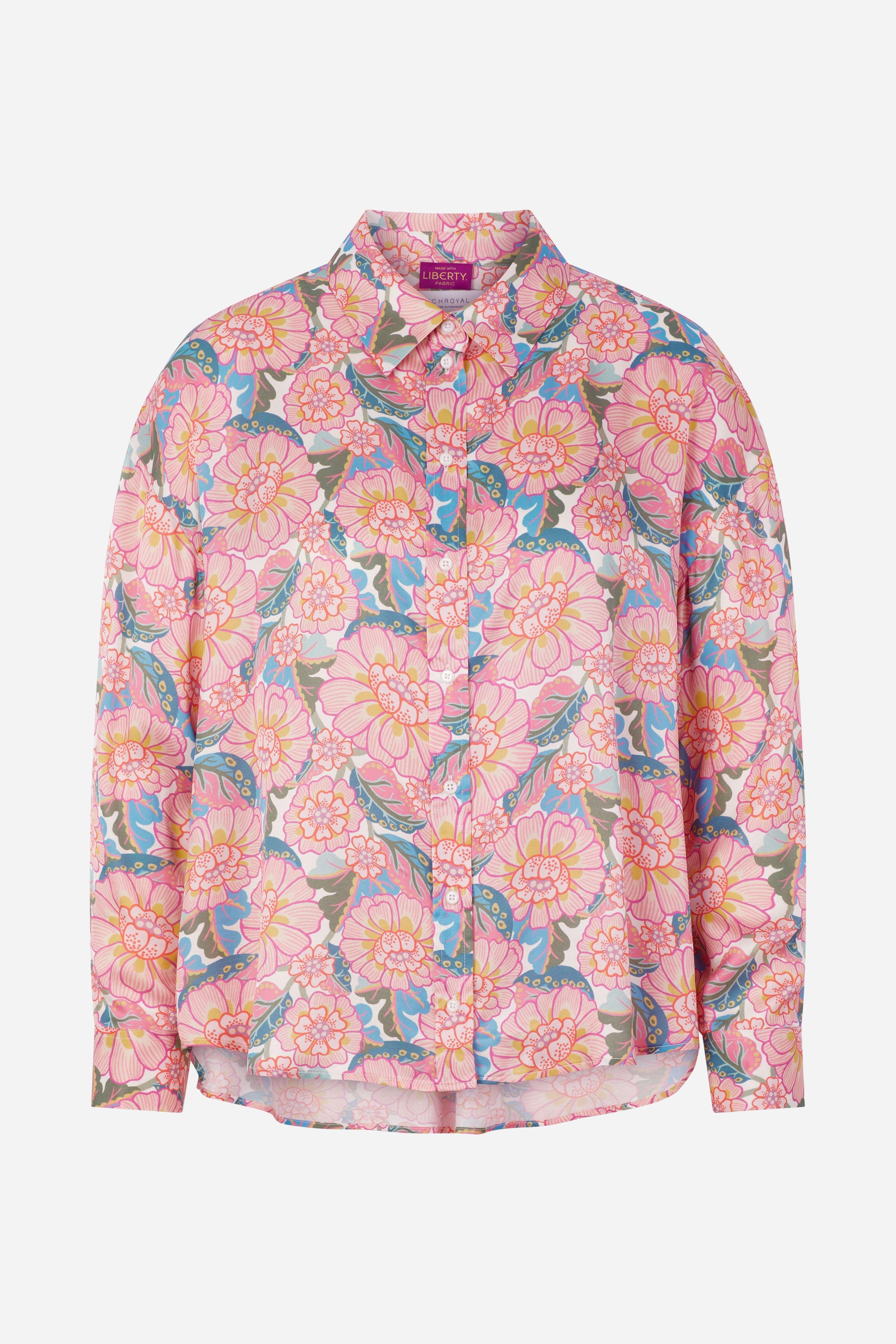 Bluse mit Blumenmuster - Made with Liberty Fabric-Rich & Royal